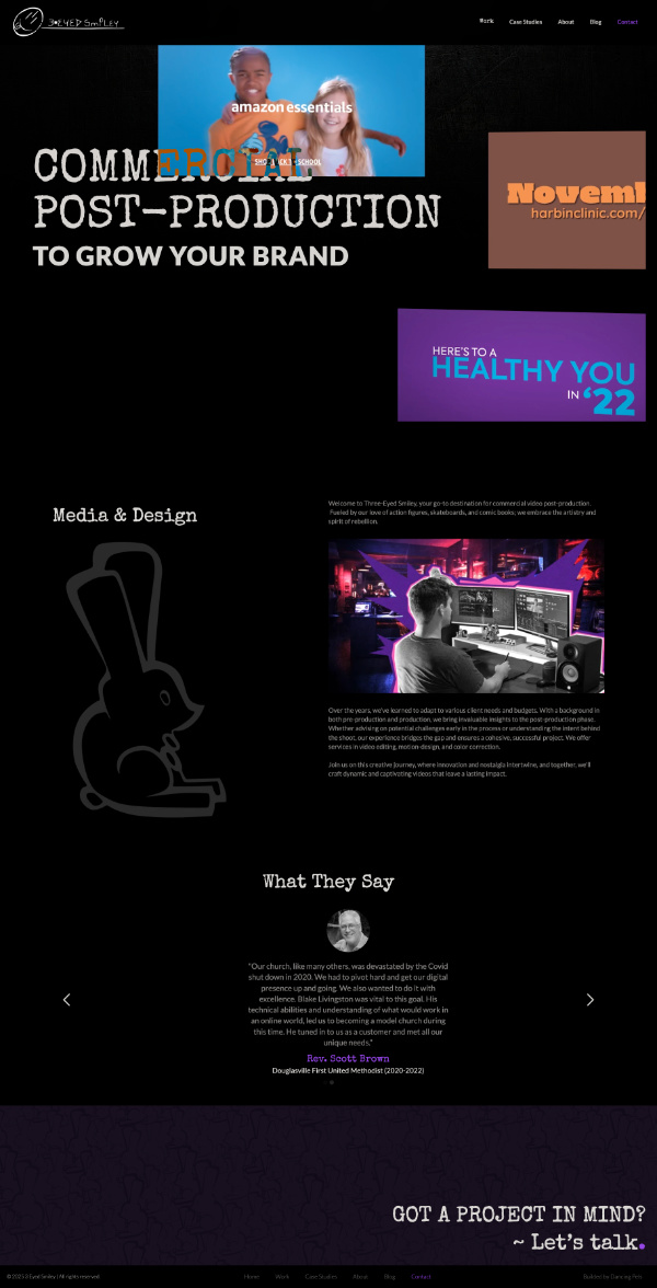 3 Eyed Smiley Home Page