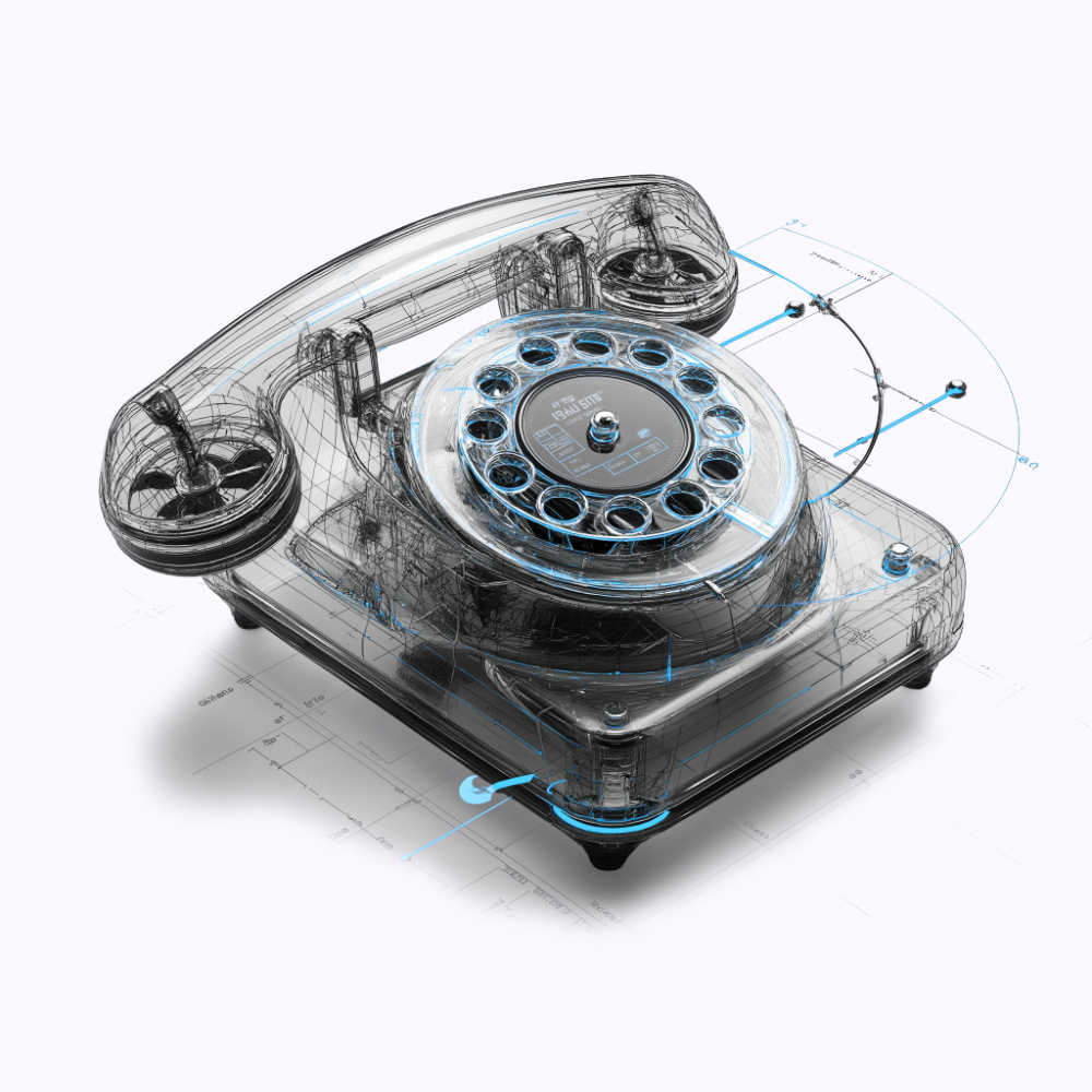Technical drawing of a balance scale with two steel balls. 